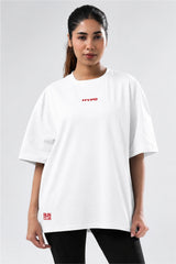 White Run Club Oversized T-Shirt Women