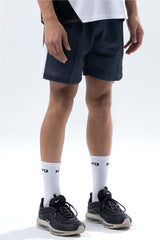 white/black training club mesh shorts mens 