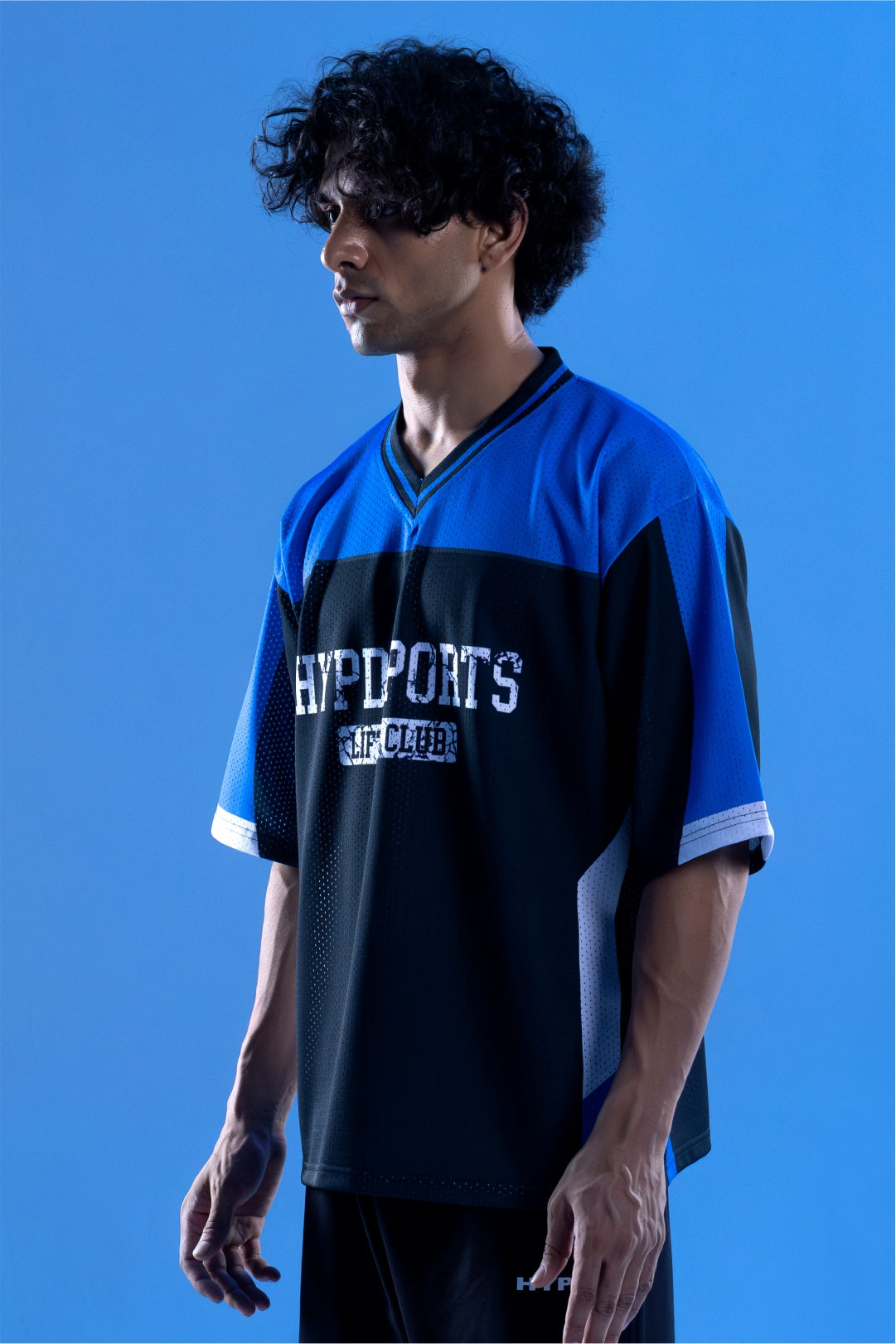 blue lifting club oversized training jersey mens 