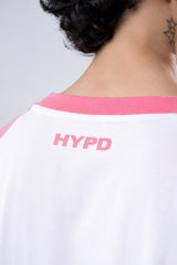 peach/white raglan oversized t-shirt mens 