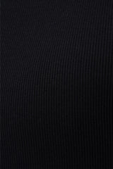 black signature ribbed vest mens 