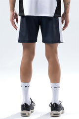 white/black training club mesh shorts mens 