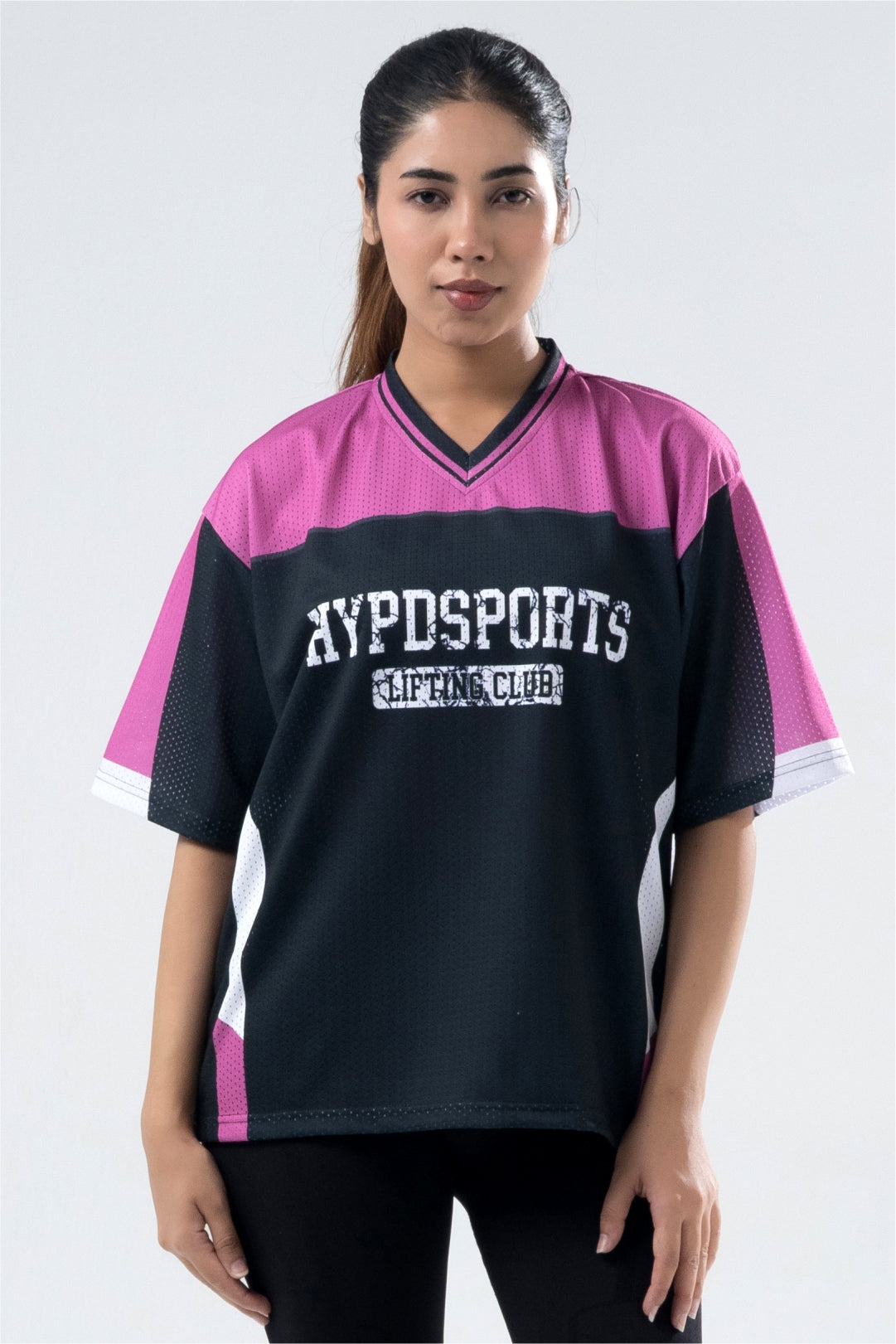 Pink MENS Lifting Club Oversized Training Jersey For Her