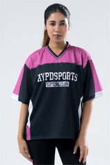 Pink MENS Lifting Club Oversized Training Jersey For Her