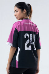 Pink MENS Lifting Club Oversized Training Jersey For Her