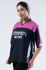 Pink MENS Lifting Club Oversized Training Jersey For Her