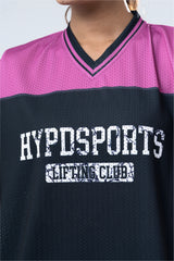 Pink MENS Lifting Club Oversized Training Jersey For Her