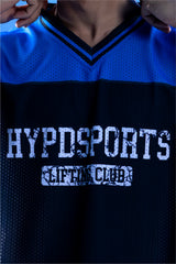 blue lifting club oversized training jersey mens 
