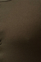 olive signature ribbed vest mens