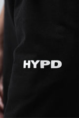 black essential straight fit trackpants women