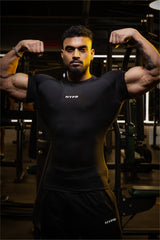 Black Stealth Compression T-Shirt