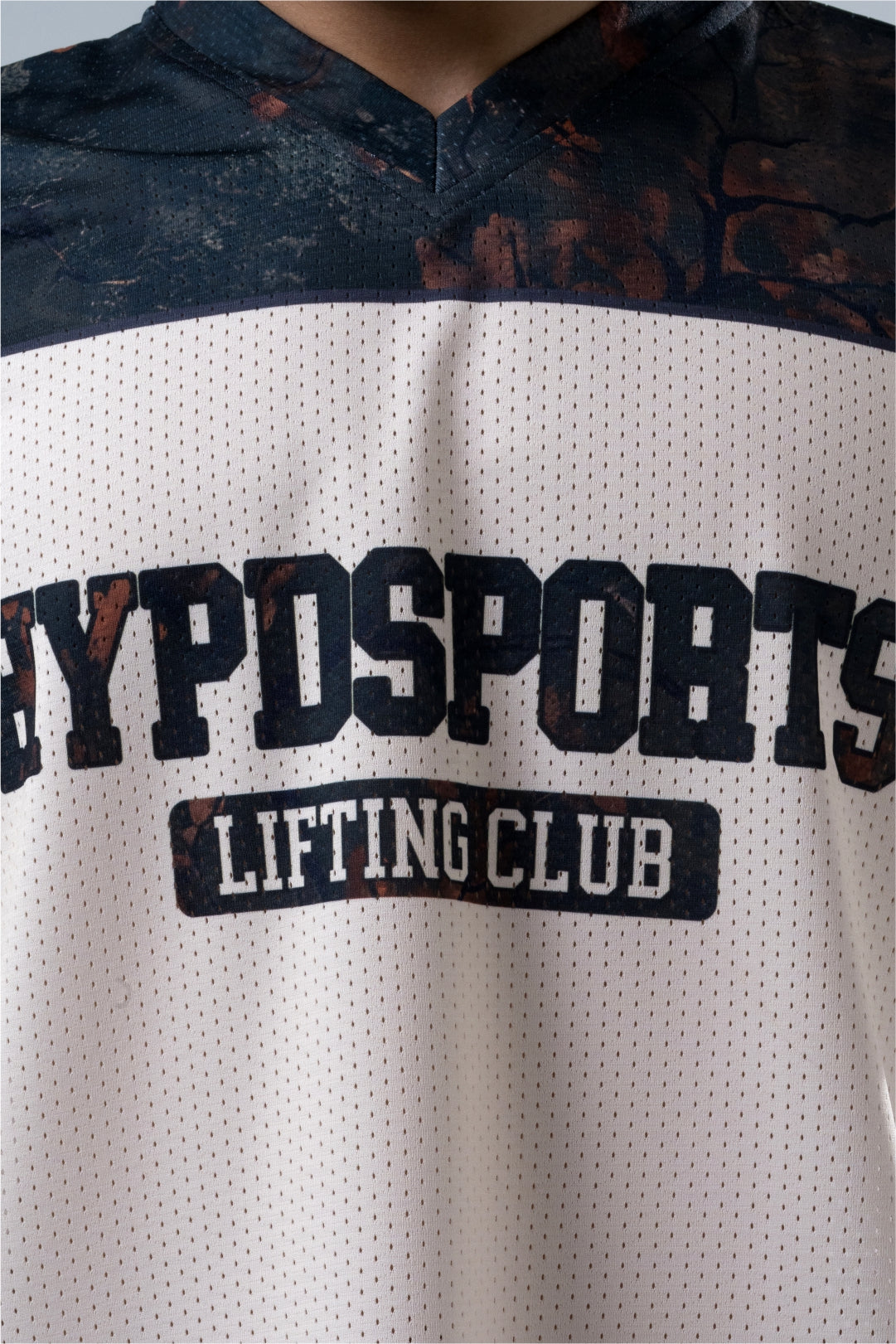 camo lifting club oversized training jersey men 
