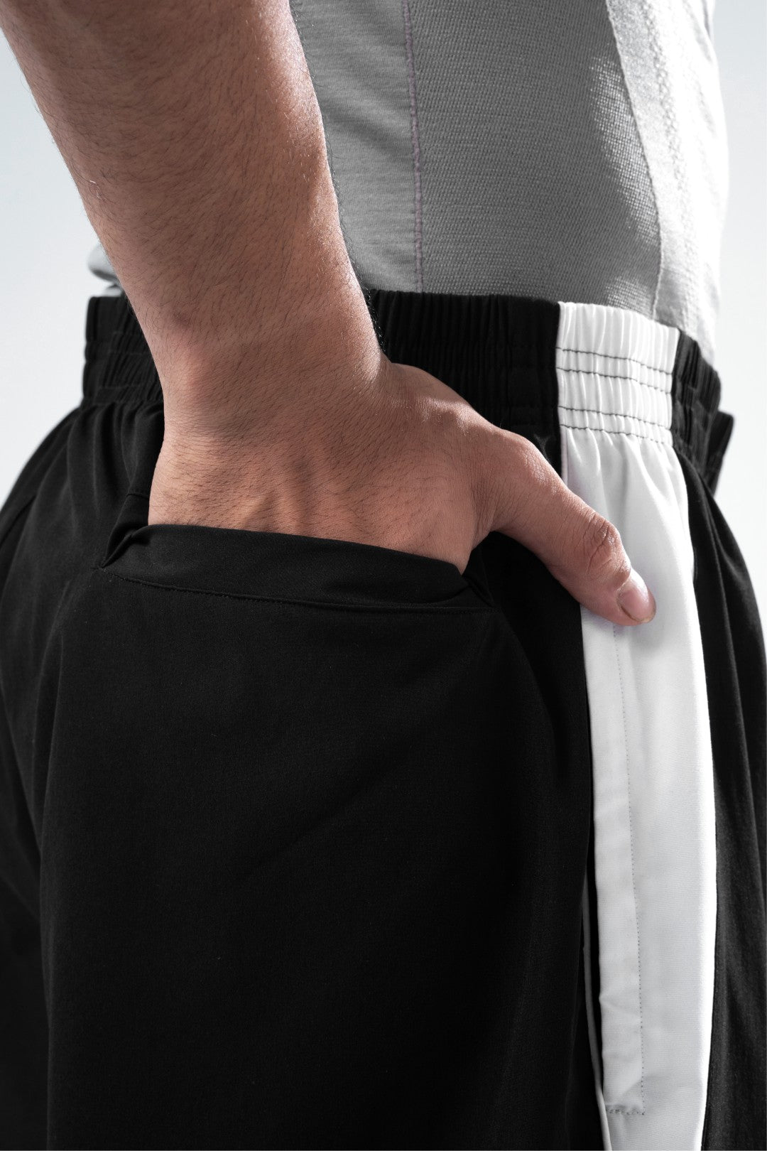 Black Aero Nylon Parachute Pants