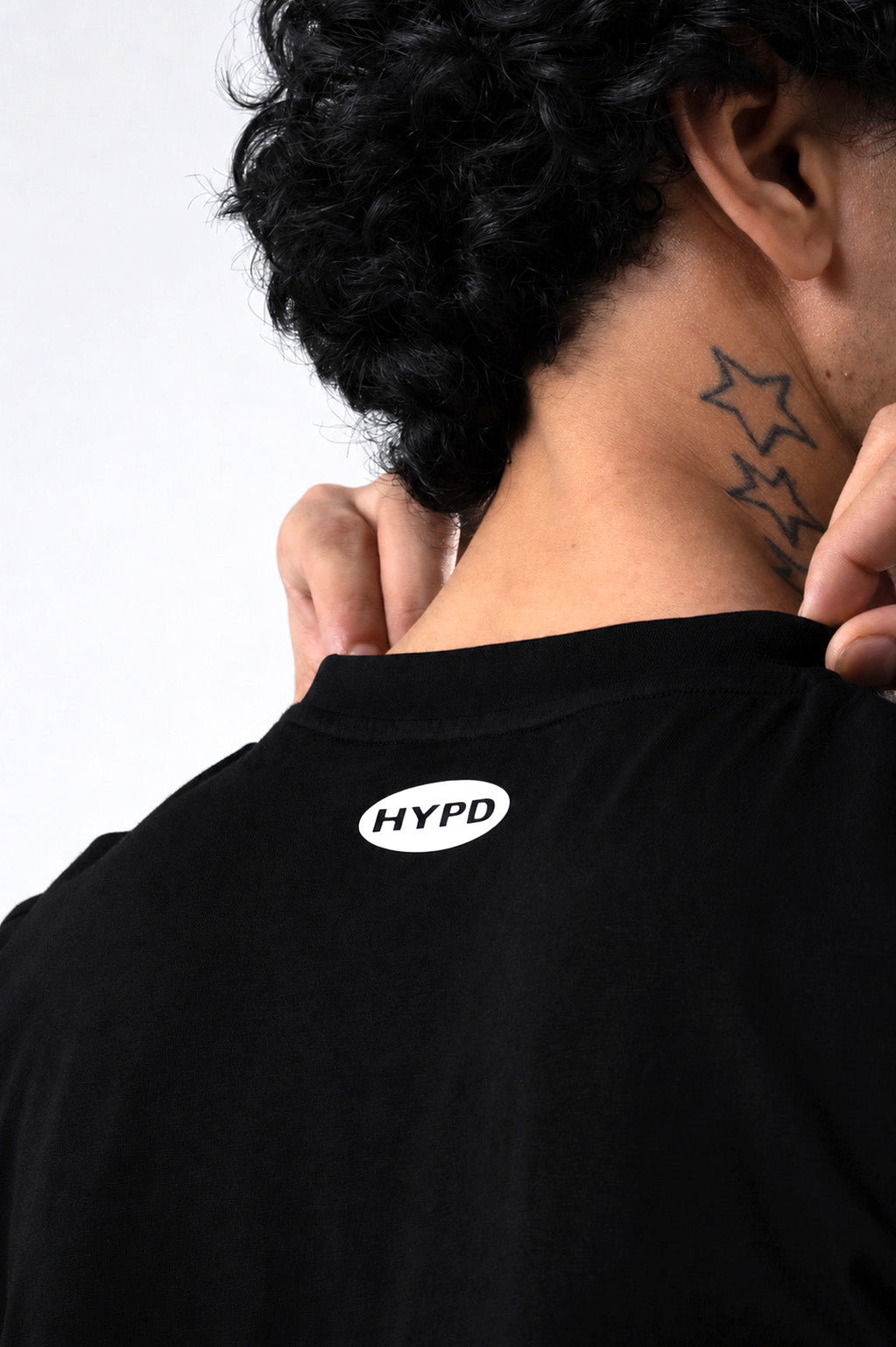 black essential oversized t-shirt men 
