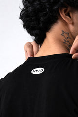 black essential oversized t-shirt men 
