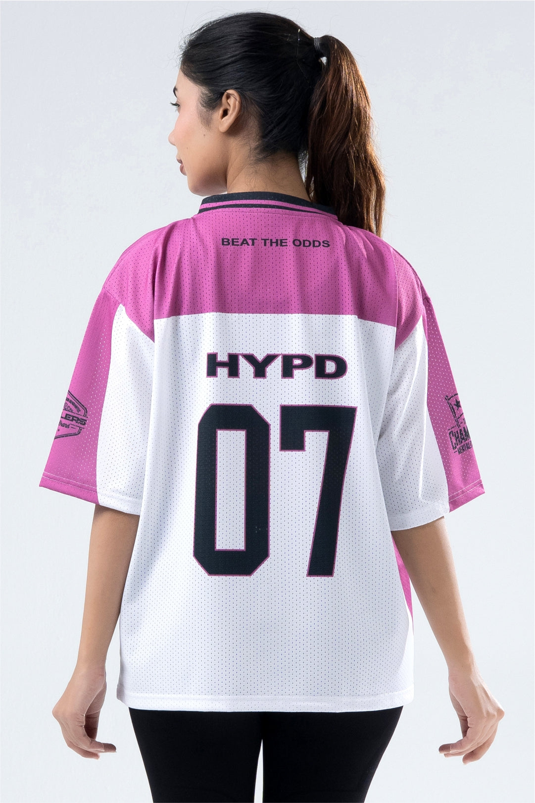 Pink Champion Mentality Oversized Training Jersey For Her