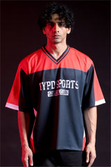 red lifting club oversized training jersey mens 