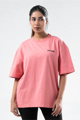 peach essential oversized t-shirt women