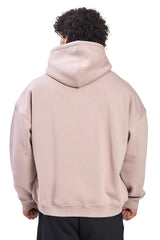 Beige Puff Oversized Hoodie - HYPD Sports