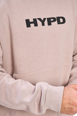 Beige Puff Oversized Hoodie - HYPD Sports