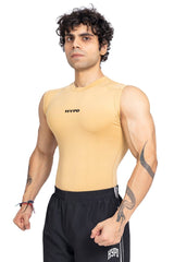 Beige Stealth Compression Tanktop