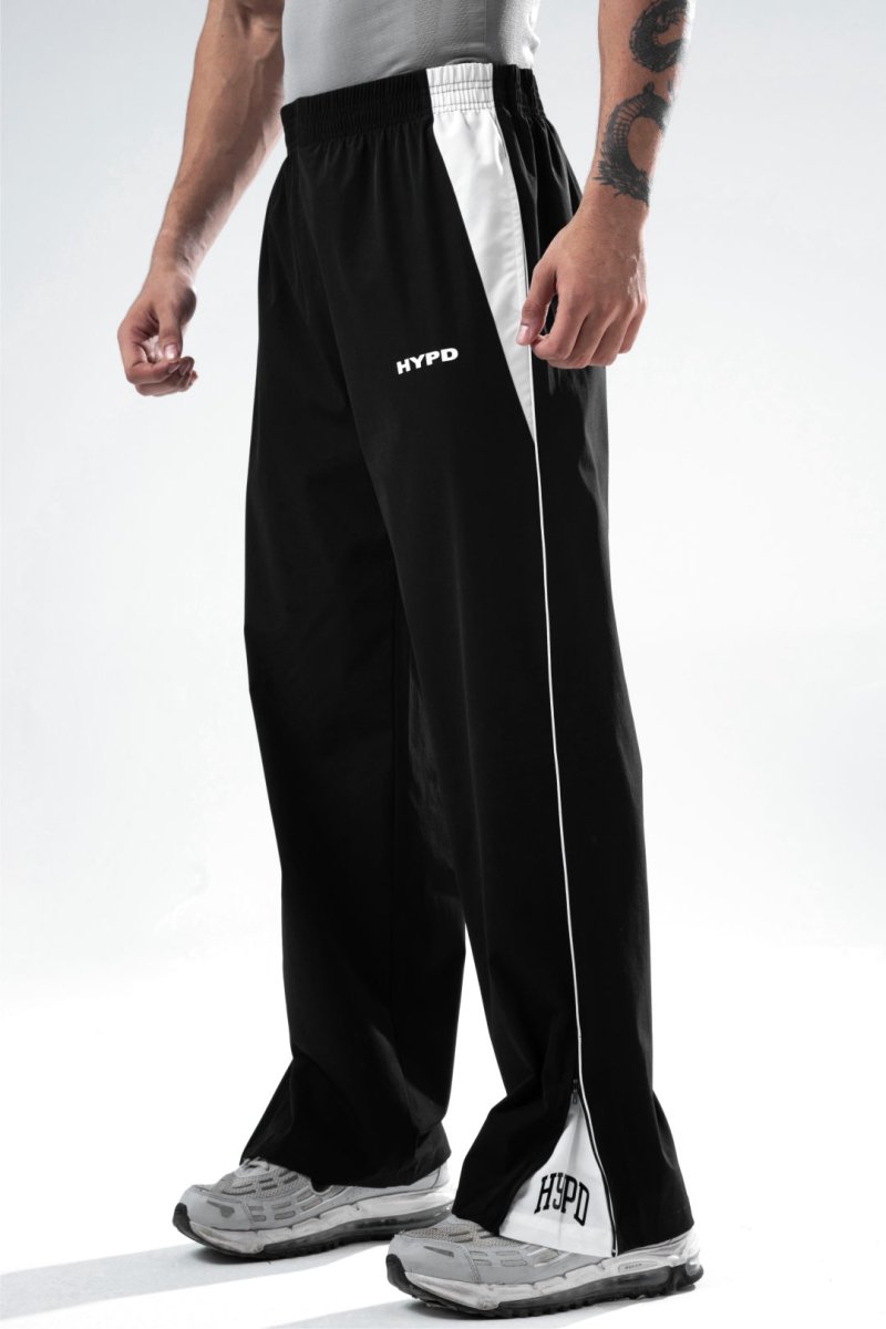 Black Aero Nylon Parachute Pants