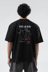 Black Athletic Club Oversized T-Shirt