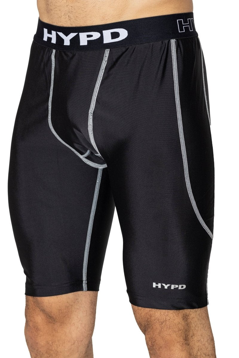 Black Aura Compression Shorts - HYPD Sports
