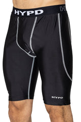Black Aura Compression Shorts - HYPD Sports