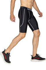 Black Aura Compression Shorts - HYPD Sports