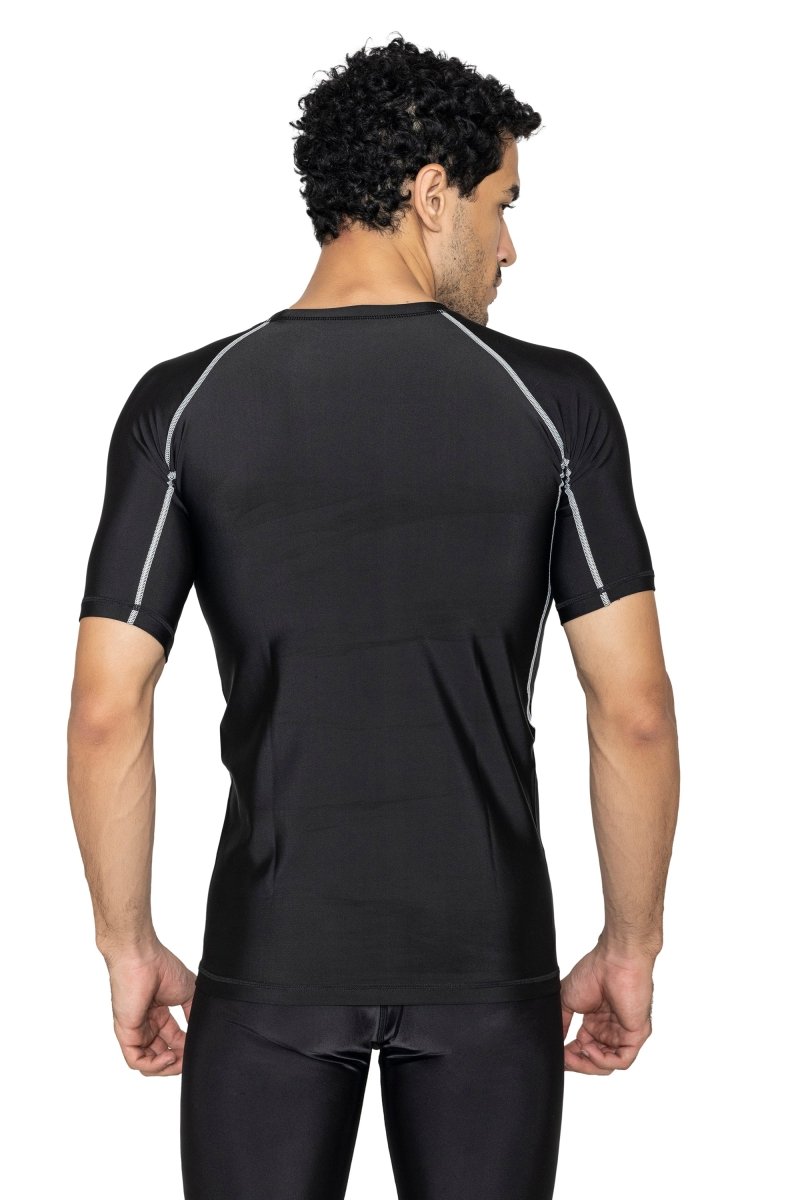 Black Aura Compression T-shirt - HYPD Sports