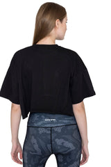 Black Aura Crop Top - HYPD Sports