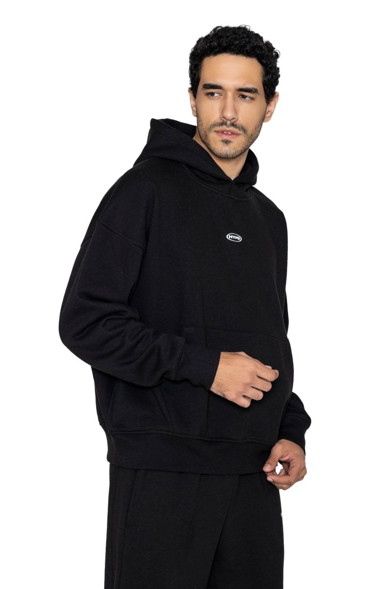 Black Beat The Odds Oversized Hoodie - HYPD Sports