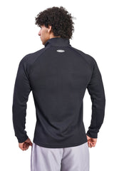 Black Core 1/4 Zip Upper - HYPD Sports