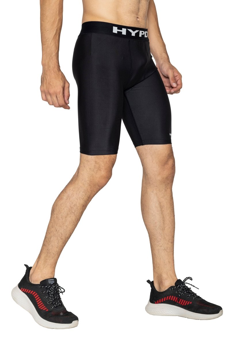 Black Dynamic Compression Shorts - HYPD Sports