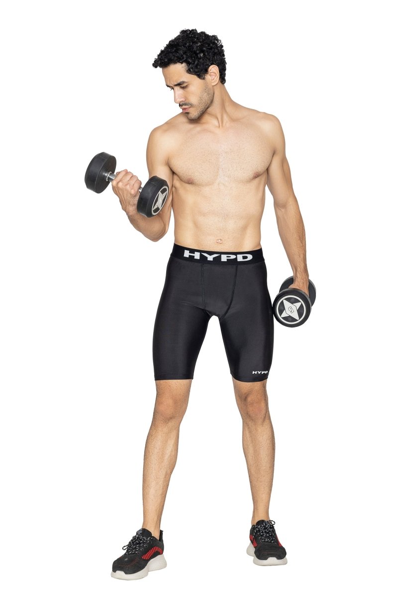 Black Dynamic Compression Shorts - HYPD Sports
