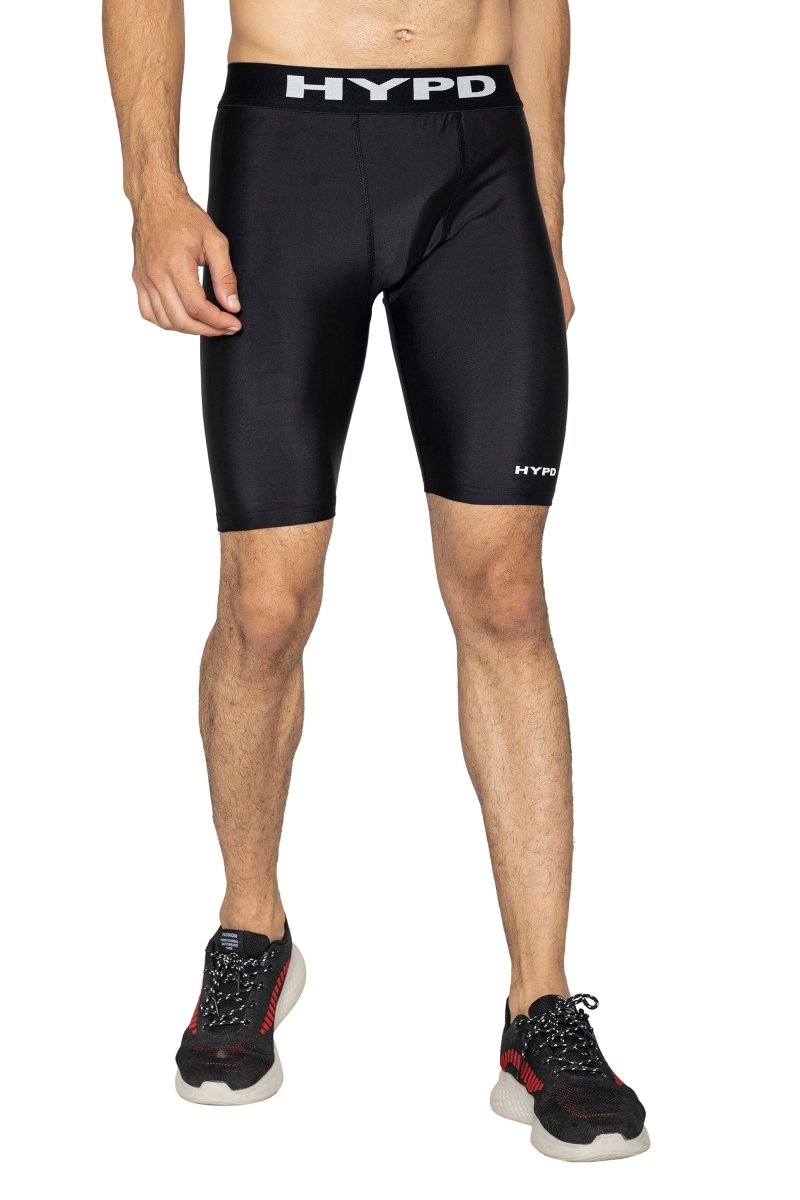 Black Dynamic Compression Shorts - HYPD Sports