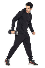 Black Encore Zip Hoodie - HYPD Sports