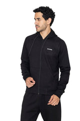 Black Encore Zip Hoodie - HYPD Sports