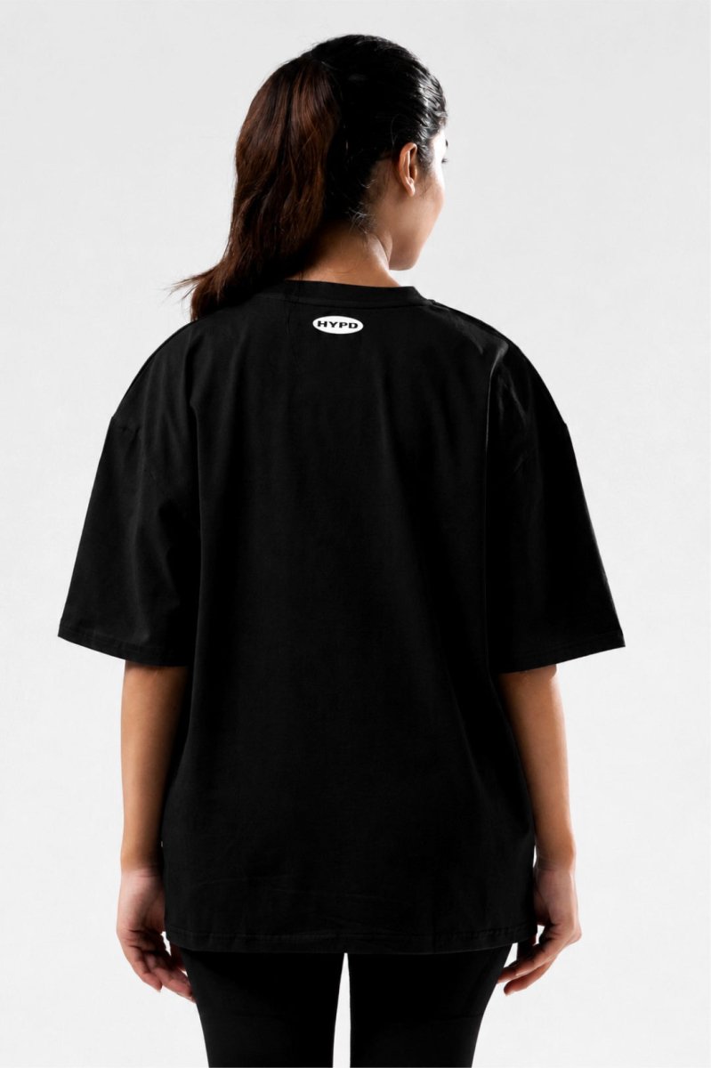 Black Essential Oversized T-Shirt Women