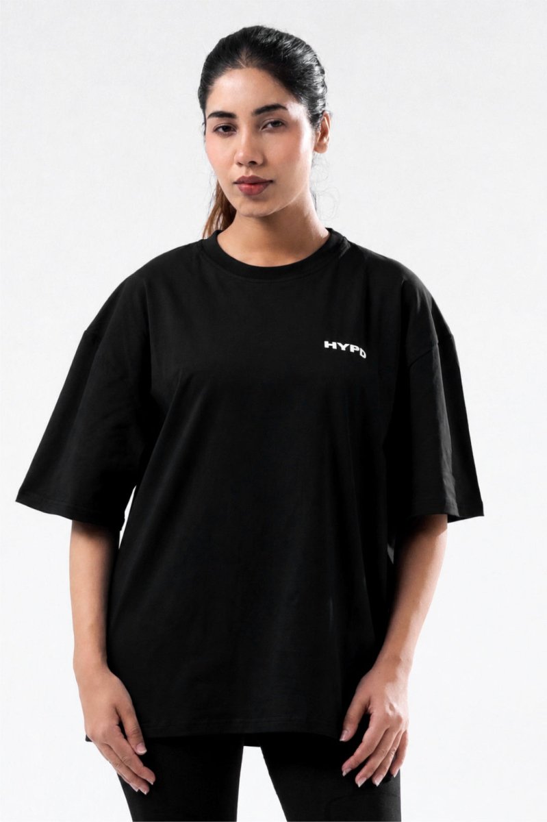 Black Essential Oversized T-Shirt Women
