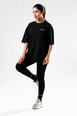 Black Essential Oversized T-Shirt Women