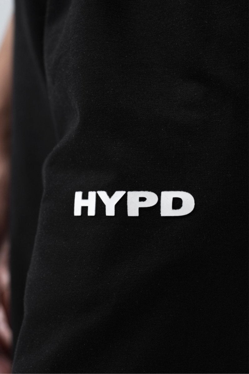 Black Essential Straight Fit TrackPants