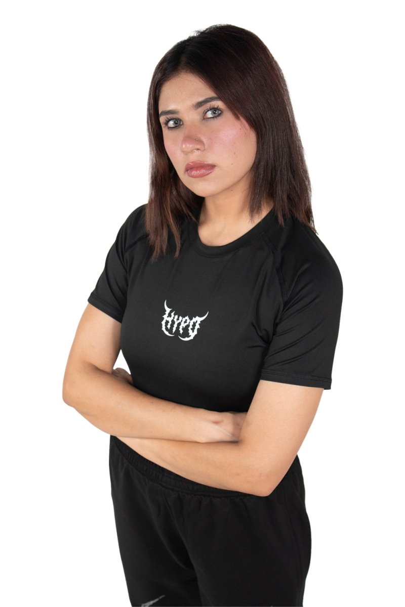 Black Grunge Compression T-Shirt
