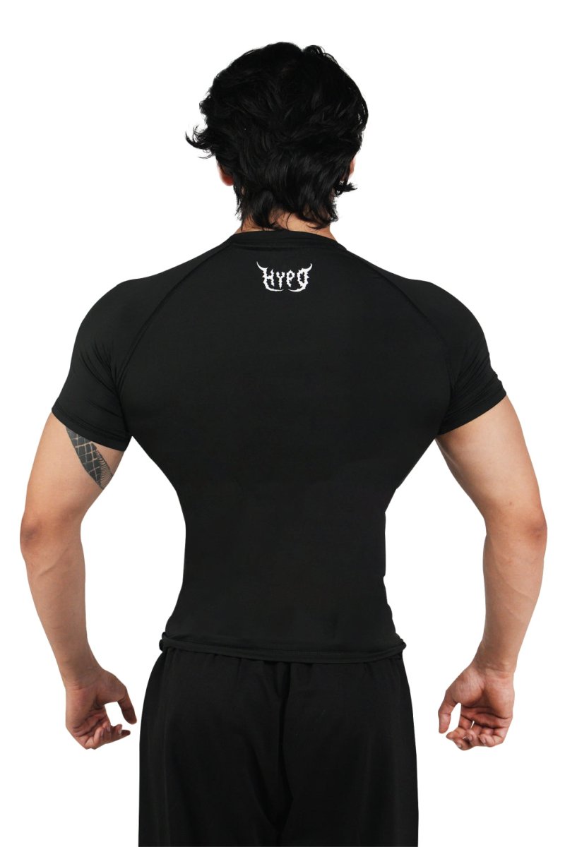 Black Grunge Compression T-Shirt