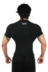 Black Grunge Compression T-Shirt