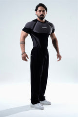 Black HYPEX Seamless Compression T-Shirt for Men