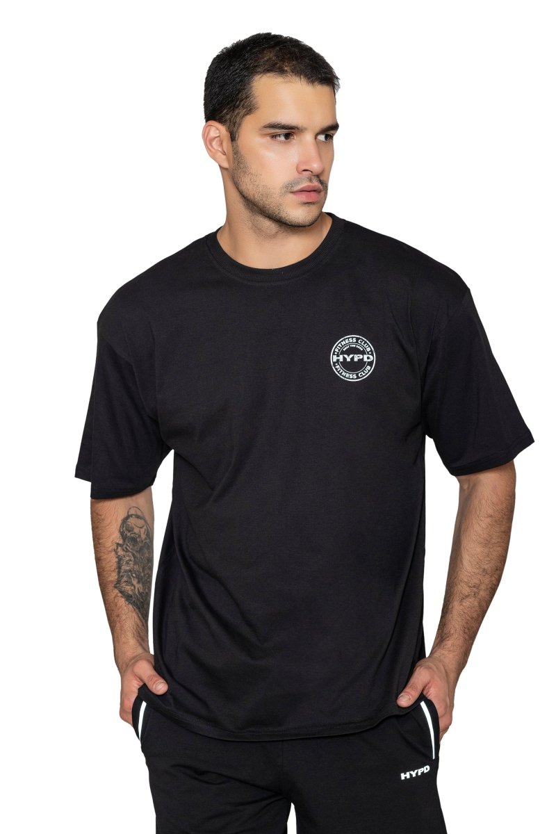 Black Infinity Oversized T-Shirt - HYPD Sports