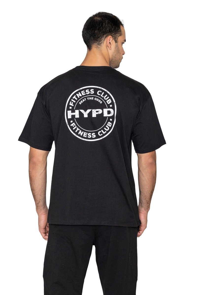 Black Infinity Oversized T-Shirt - HYPD Sports