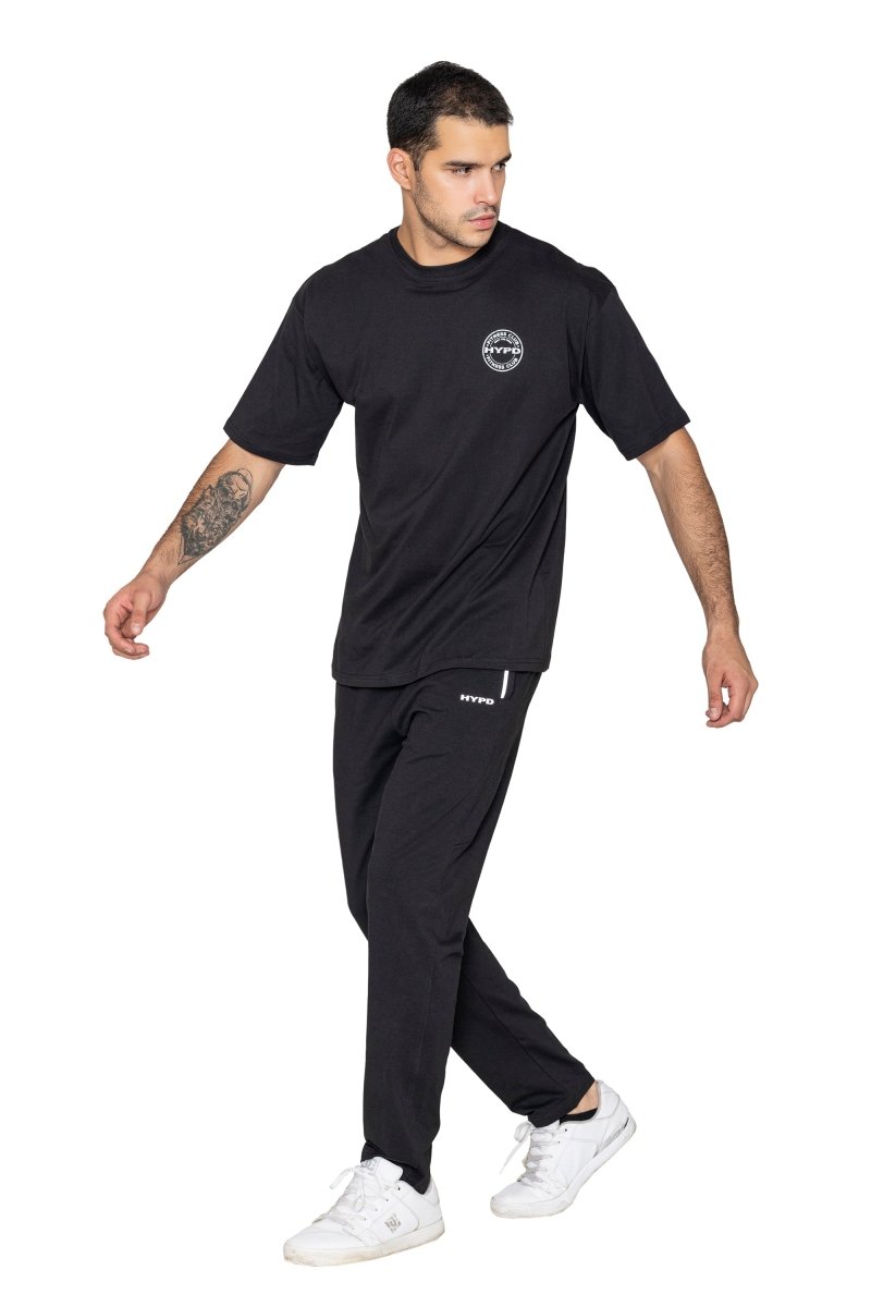 Black Infinity Oversized T-Shirt - HYPD Sports